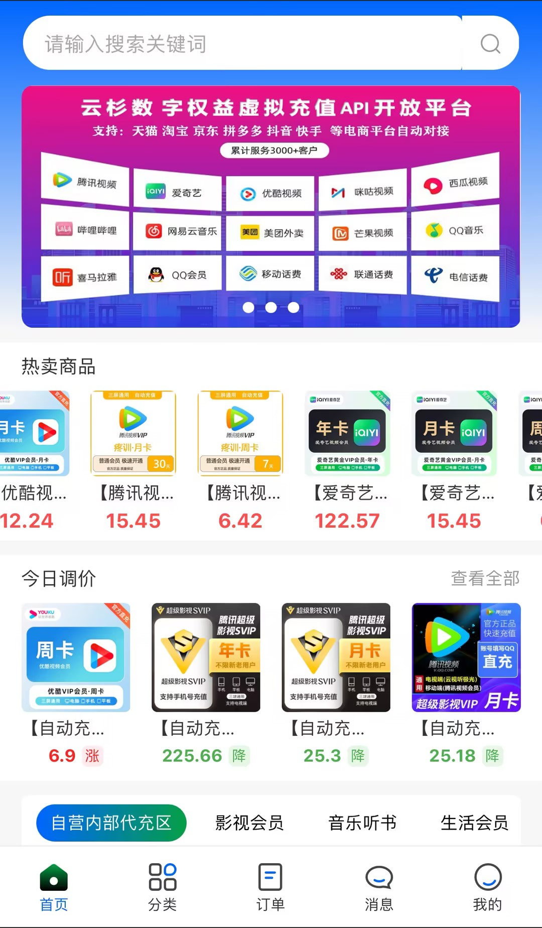 云杉数卡权益